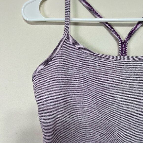 Lululemon Power Y Tank Luon 8 Purple Athletic Top Women - Picture 4 of 10
